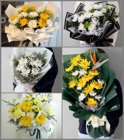广东江门市新会区睦洲镇睦洲村白事花束代送